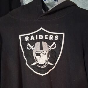 Raiders Black Hoodie Sweater Youth size L 14/16